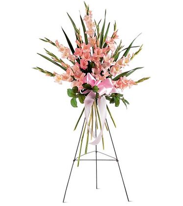Gladiolus Standing Spary c2117 | Funeral Flower Arrangements